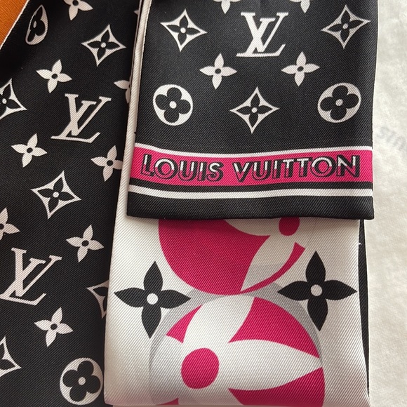 Louis Vuitton M77532 MONOGRAM MARBLES CLASSIC BANDEAU Midnight Fuchsia BNIB - Picture 8 of 8
